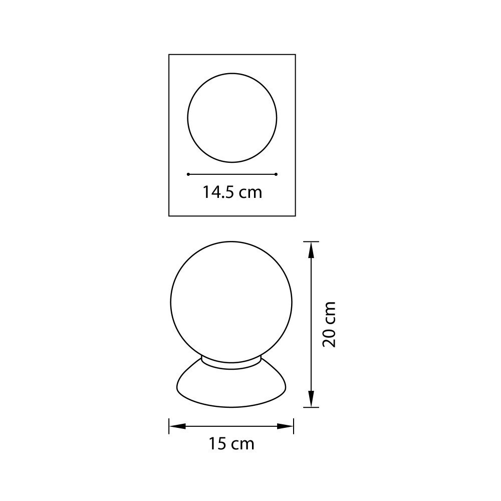 Lightstar (MT5092-1CR) Настольная лампа GLOBO 1х40W E14 chrome/white (в комплекте) Lightstar (MT5092-1CR) Настольная лампа GLOBO 1х40W E14 chrome/white (в комплекте)